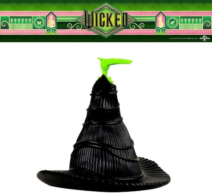 Wicked Witch Hat Soap/Lotion/Hand Sanitizer Resin Pump Dispenser, 13 Ounces, (Officially Licensed Product) by Franco Collectibles