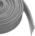 Shower Bottom Waterproof Door Rubber Sweep Trim Black Seal for Home Bathroom, 108 x 13/16 x 5/32 Inch Tee Insert Shape (Grey)