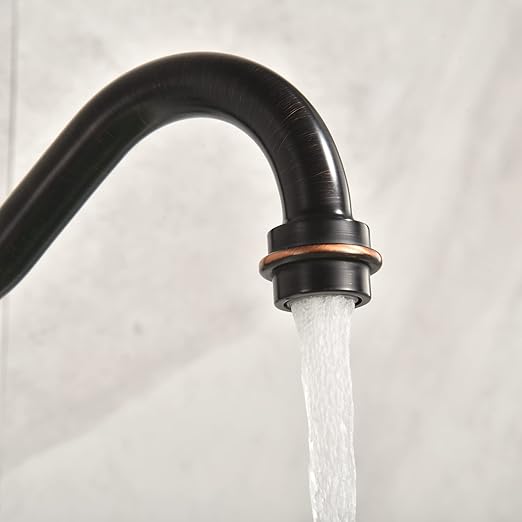 sumerain Vintage Tub Faucet Wall Mount Bathtub Filler Oil Rubbed Bronze, 8 Inches Center