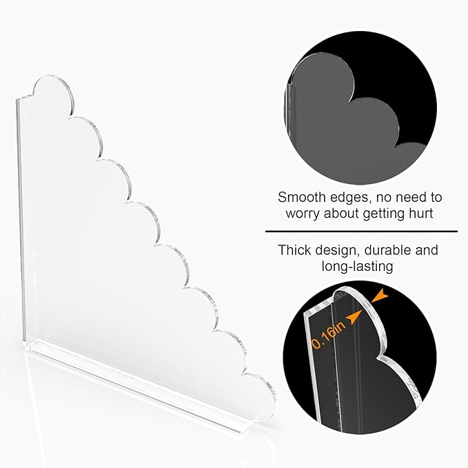 LUGUNU 2 Pack Acrylic Shower Splash Guards 9.4x9.4 In,No Drill Self-Adhesive Bathroom Water Barrier,Leak Resistant Corner Guards for Walk in Shower/Tub,Keep Water In & Floor Dry,Tool-Free Installation