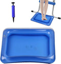 Inflatable Pool Foot Bath Basin, Portable Foot Bath Basin, Foot Soaking Bath Basin for Pool Entry Ladder, Swimming Pool Clean Feet Pedicure Supplies (Square)