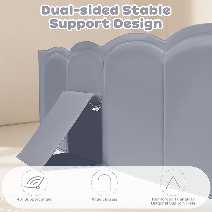 Collapsible Baby Bathtub for Shower,Reinforced Structure Infant Foldable Bath Tub with Non-Slip Base,Portable Space-Saving Kids Bath Tub for 6M to 4Years,Suitable for Outdoor, Travel Use(Grey)