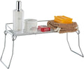 Metal The Sink Vanity Organizer, Bathroom or Kitchen Sink Organizer, Feminine Products Organizer (Chrome)