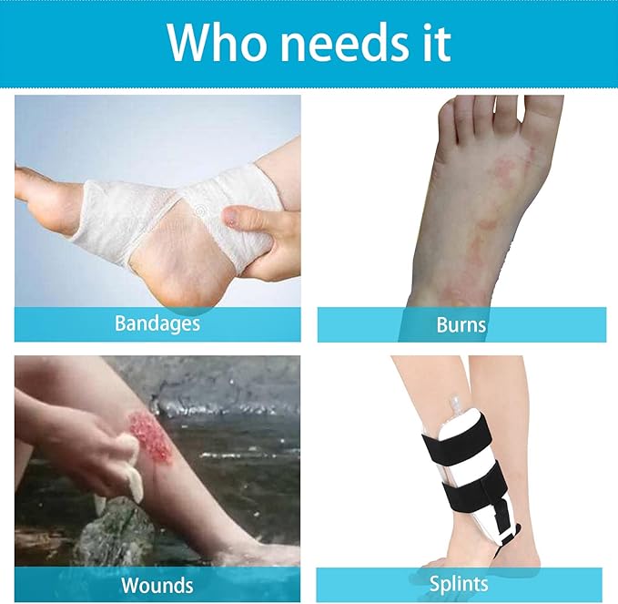 100% Waterproof Extra Wide Leg Cast Cover for Showering, Reusable Extra Large Adult Short Leg Cast Protector, Cast Bag for Shower, Cast Cover for Showering Foot