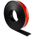 Neoprene Rubber Strips Self Adhesive Solid Rubber Sheets, Rolls & Strips for DIY Gaskets Crafts Pads Seals Warehouse Flooring Neoprene Sheet with Adhesive Backing (1" Wide x 1/16" Thick x 40' Long)