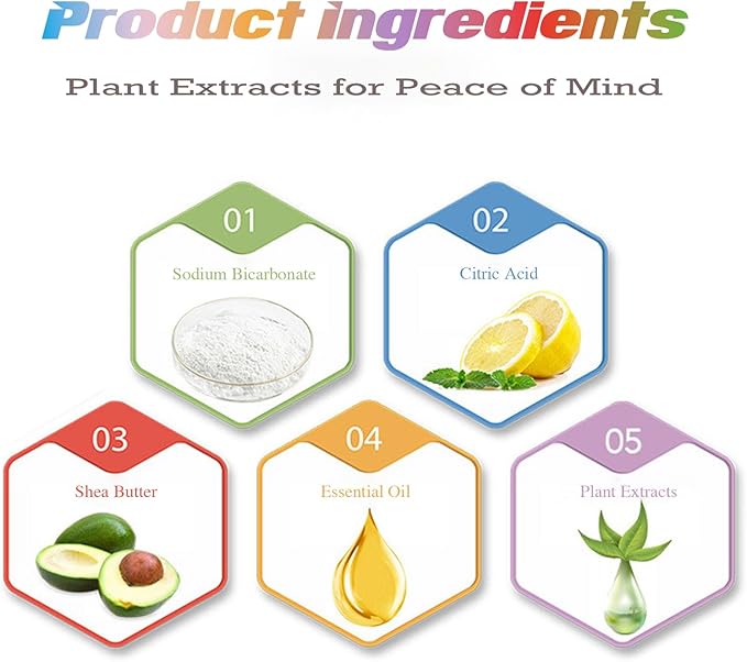Bath Bombs Gift Set 6 Pack with Essential Oils & Plant Extracts, Luxury Fizzy Bath Bombs for Moisturizing Relaxation Aromatherapy, Christmas Valentine Mothers Day Spa Gifts for Women Men Her Him