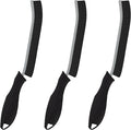 Cleaning Brush - 3 Pcs Hard Bristle Crevice Cleaning Brush, Grout Brush, Scrub Brush for Tile Grout Crevice, Gap Cleaning Tools for Bathroom Kitchen Toilet Window Track (3, Black)