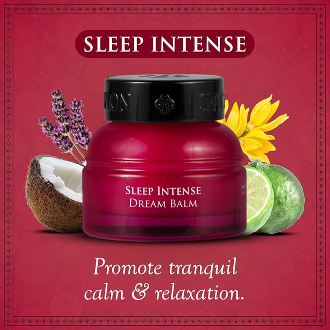 SPA CEYLON SLEEP INTENSE Dream Balm | Intense Pacifying Blend | Silicone-Free | Hydrating | Promotes Restful Sleep | Suitable for all skin types