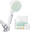 SecondShower Filtered Shower Hand for Hard Water | Clinically Proven for Skin Health, NSF Certified 99.9% Chlorine Removal, SPA Grade High Pressure, Korean Beauty Secret Natural Filter (Forest Green)