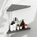 Corner Shower Shelves 10" 2 Pcs, 304 Stainless Steel Shower Corner Shelf Wall Mount Triangle Shower Caddy for Bathroom, Kitchen Organization, Matte Black