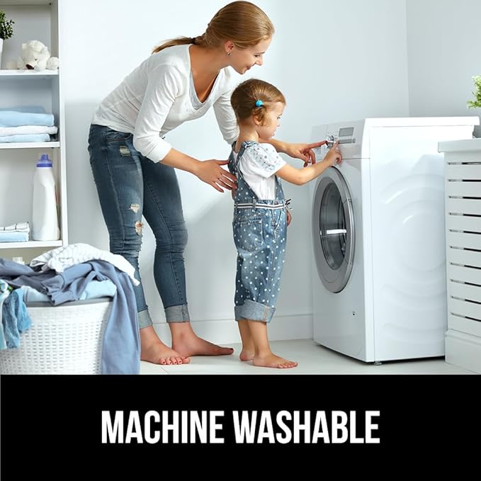 GORILLA GRIP Memory Foam Bath Mat, Soft Absorbent Velvet Bathroom Mats, Durable Dots on Underside, Machine Washable Bathmat, Carpet Rug Room Decor for Shower Tub Floor RV, 48x24 Rugs, Taupe
