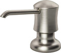 SAMODRA Soap Dispenser for Kitchen Sink Brushed Nickel Lotion Dispenser 12 OZ Bottle Built in Design Refill from The Top