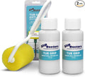 Anti-Slip Bath & Shower Floor Solutions (2 Bottles) – Tub Grip – Barefoot Friendly Non-Slip Coating Fixes Slippery Fiberglass & Acrylic Showers & Tubs