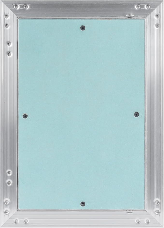 8" x 12" Drywall Access Panel – Waterproof Aluminum Frame Gypsum Hatch – Wall & Ceiling Inspection Door – Easy Install Removable Cover for Plumbing, Electrical, Utility & Ventilation Access