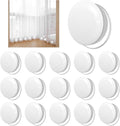 Shower Curtain Weights, Kaluofan 16 Pairs Shower Curtain Magnets, Weighted Shower Curtain Liner, Prevent Curtain Liner from Blowing Around, Fit in Curtain Table Cloth Whiteboard Refrigerator