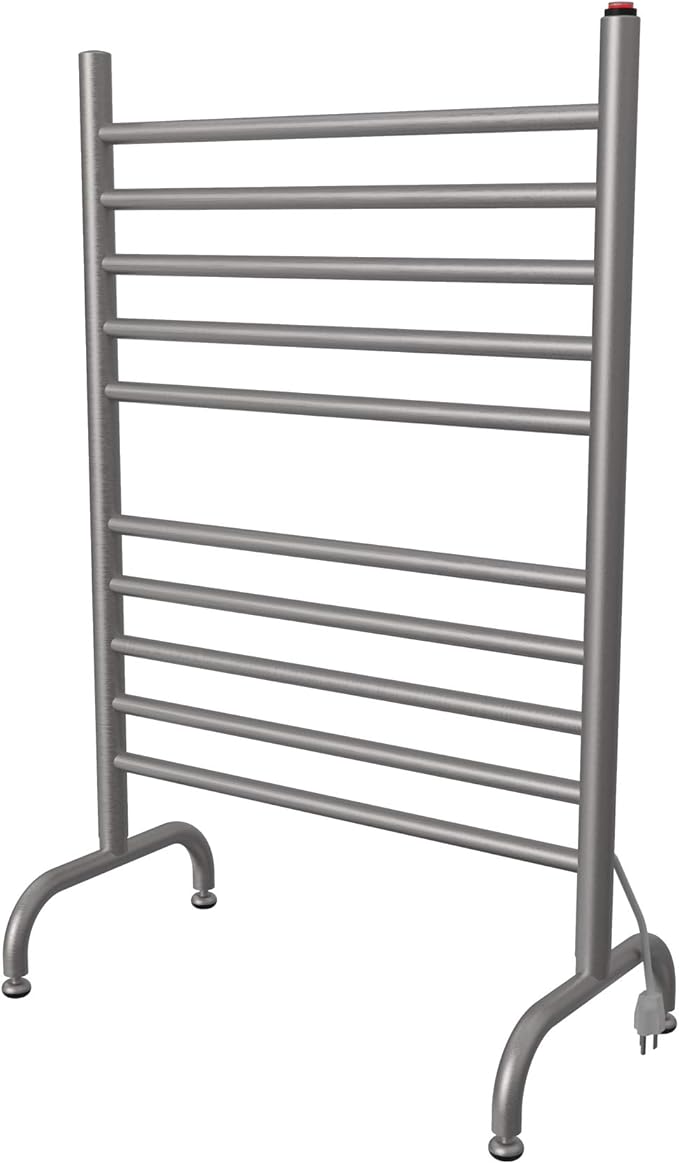 Amba SAFSB-24 Solo 24" Freestanding 10 Bar Towel Warmer in Brushed