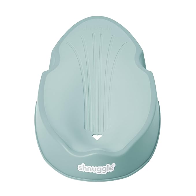 Shnuggle | Newborn Baby Bath Support | Ergonomic Soft-Touch Seat | Lightweight Non-Slip Base | Compact | Perfect for Babies up to 6 Months