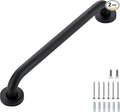 Grab Bars for Shower, 2 Pack 16-Inch Anti Slip Shower Handles for Elderly, Safety Shower Grab Bar, Stainless Steel Handicap Grab Bars for Bathroom (Black 1" Diameter)
