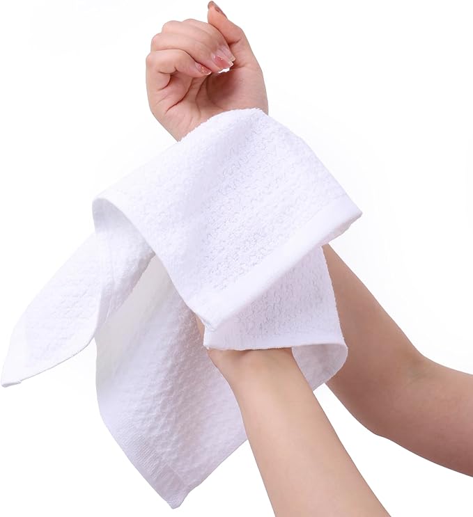 Everplush Diamond Collection 6-Piece Bath Sheet Towel Set, Soft Plush Jacquard Luxury Bath Towels,Highly Absorbent & Fast-Drying Luxury Towels Sets for Bathroom,Shower, or Spa (White, Bath Sheet 6PK)