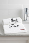 White Beautiful Comfortable Cotton Bath Towels, (54x27) 137.16 cm x 68.58 cm, White, Hair, Face. Body Design, Premium Bathroom Collection