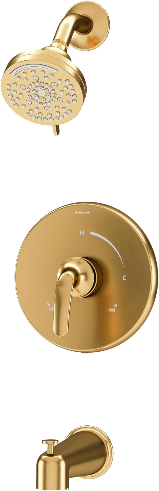 Elm Single Handle Wall Mounted Tub and Shower Trim Kit with Diverter Lever in Brushed Bronze (Valve Not Included) - 5592BBZ15TRM