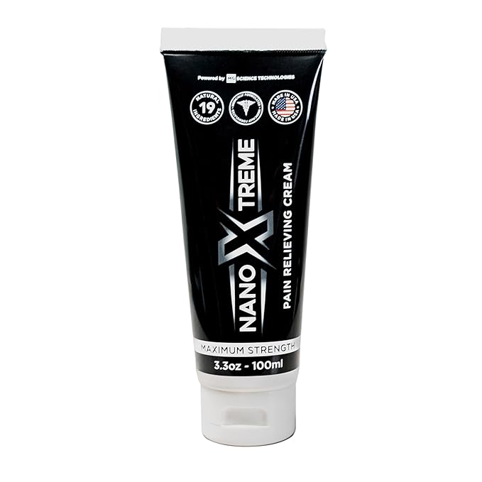 Pain Relief Cream – Fast-Acting Topical for Muscle, Joint & Nerve Deep-Absorbing, Long-Lasting Formula with Natural Ingredients – Cooling Sensation – 3.3oz Tube – Made in USA