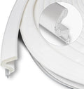 Storystore Door Weather Stripping 59 FT, Foam Kerf Weather Stripping Door Seal for Doors and Windows Insulation with Slot Card Frame