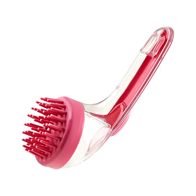 Pet Bathing Brush – Gentle Dog And Cat Scrubber With Integrated Soap Dispenser, Massage Cleansing Tool | Perfect For Puppies Kittens Cats, Home Use, Travel, Pool And Beach Bathing, Grooming Sessions