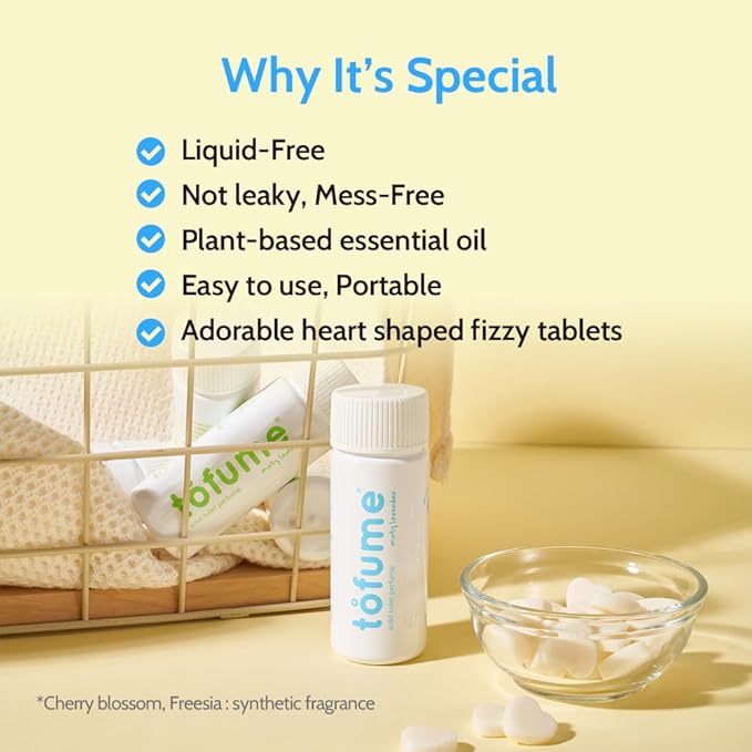 Effervescent Bathroom Air Freshener - Lemon Eucalyptus - Toilet Deodorizer, Bathroom Odor Eliminator, Toilet Freshener, Flushable Air Freshener Toilet Tablets, 3 Pack (90 Tablets)