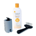 Puppy Love Gentle Bath & Grooming Set by Tweezerman & Veterinary Formula – Tearless Puppy Shampoo with 2-in-1 Bath Brush & Small Slicker Brush – Complete Bath Kit for Small Dogs & Puppies