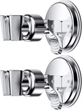 Adjustable Shower Head Holder, Bathroom Suction Cup Handheld Shower Head Bracket, Removable Handheld Showerhead & Wall Mounted Suction Bracket (Two Packs)