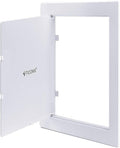 TICONN Access Panel for Drywall, 6 x 9 Inch ABS Plastic Wall Hole Cover Access Doors, Easy Install Plumbing Wall Panel for Drywall, Ceiling, Wiring and Cables