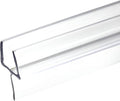 KC Hardware 36 Inch Frameless Clear Shower Door Bottom Seal with Wipe, Shower Door Sweep for 3/8 Glass- Stops Water Leakage and Shower Leaks
