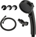 KAIYING High Pressure Oil-Rubbed Bronze Handheld Shower Head with ON/OFF Switch, 3 Spray Modes, Adjustable Angle Bracket, and Hose