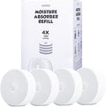 pack of 4, humidity absorber Refills Tablets, 15.9oz-4"H×1.6"W mini dehumidifier Tablets – Moisture Absorber Prevents Excess Moisture And Fragrance Free