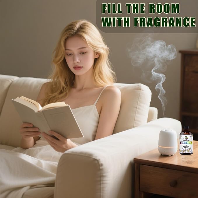 White Musk Essential Oil (4 oz/120 ml) — White Musk Oils for Aromatherapy, diffusers, humidifiers, Home fragrances, DIY Skincare, soap Making, DIY Candle, Relaxation, Yoga, and Meditation