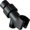OFFO Shower Head Holder with Solid Metal Ball for Handheld Shower Head, Oil Rubbed Bronze Adjustable Shower Arm Mount for Connecting, 1/2 in IPS Female Inlet and Male Outlet