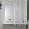 AooHome Extra Long Shower Curtain Liner, Clear Eva Frosted Shower Curtain with 5 Bottom Magnets, Semi Transparent, 72 x 86 Inch