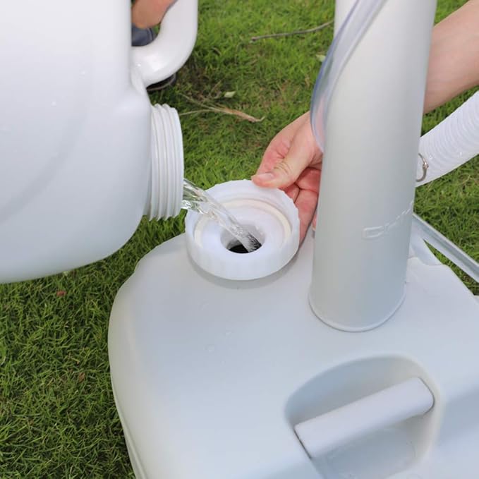 VINGLI Portable Hand Sink with 24L Recovery Tank, 5 Gal Self-contained Hand Wash Basin for Camping/RV/Garden/Outdoor Events/Gatherings, Lightweight & Detachable