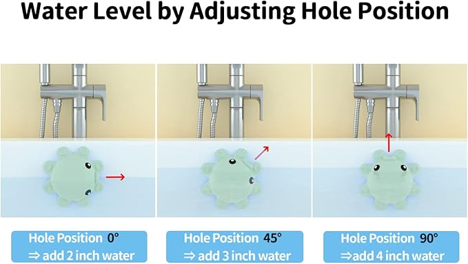 Bathtub Overflow Drain Cover Tub - Silicone Bathroom Overflow Drain Cover, Bath Tub Overflow Cover, Bathroom Spa Accessories, Adds Inches of Water for Deeper&Warmer Bath，Aqua Green