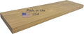 joelsantiques 42 Inch Wooden Floating Shelves for Wall - 42x10x2 in - Made of Natural Wood - Long Heavy Duty Rustic Wall Shelves for Bedroom - Perfect for Living Room, Kitchen - Beige