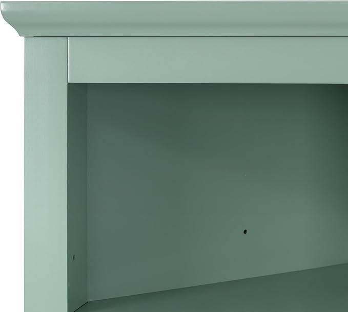 Favfurish 69" Tall Corner Cabinet with Door and 3 Drawers,Modern Bathroom Storage Cabinets w/Adjustable Shelves,Freestanding Organizer for Bathroom,Kitchen,Living Room,Dining Room,Green