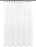 Barossa Design Long Shower Curtain Liner with 6 Magnets - 72" x 78", Waterproof PEVA Shower Liner for Bath Tub, PVC Free, Metal Grommets - Frost, 72x78