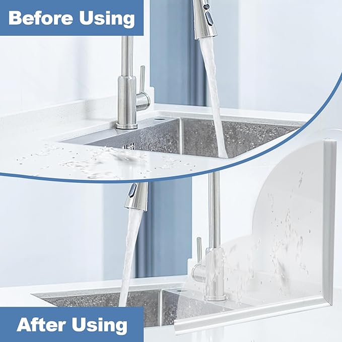 2 Pack Large Shower Splash Guard for Walk in Shower, Upgrade 9.25 x 9.25 In Bath Tub Splash Guards, Shower Corner Bathtub Water Blocker, Waterproof Shower Accessories to Keep Water in Shower