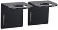 MaisoNovo Adhesive Soap Holder | Shampoo Bottle Holder Set of 2 - Black | Soap Bottle Holder | Wall Mounted Soap Holder | Soap Dispenser Holder