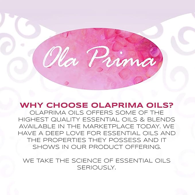 Ola Prima Peppermint Essential Oil Therapeutic Grade 16 oz for Aromatherapy, Diffuser, Cleaning, Lotions, Creams, Bath Bombs, Scrubs, Candles