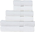 Christy Renaissance 6 Piece White Towel Set | 100% Egyptian Cotton | Luxury Bathroom Towels | Soft and Super Absorbent | 675 GSM | 2 Bath Sheet 2 Bath 2 Hand