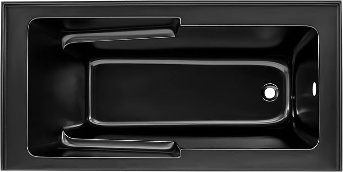 Swiss Madison Well Made Forever SM-AB540MB Voltaire Skirted Alcove Bathtub, 60" x 30", Matte Black