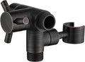 PDPBath Solid Brass 3 Way Shower Arm Diverter Valve with Handheld Holder for Dual Shower Heads with G1/2 Universal Connection - Oil Rubbed Bronze