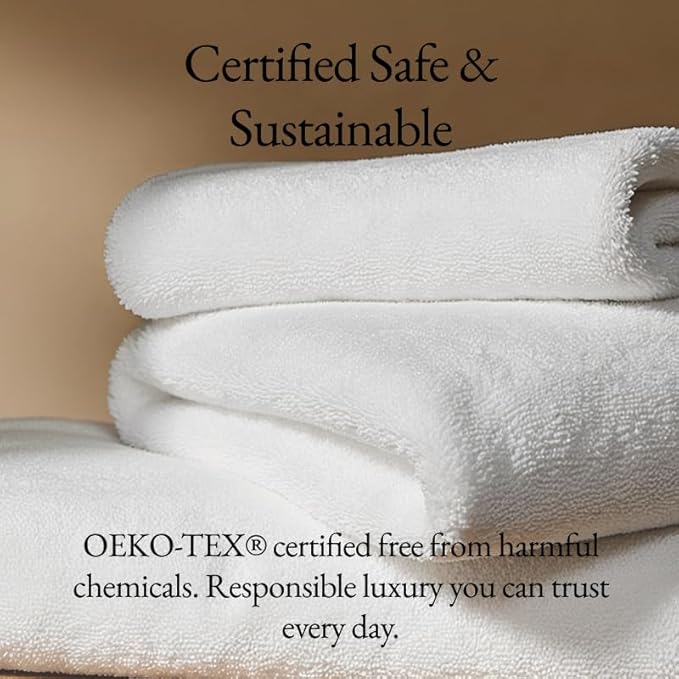 Italic Ultraplush Australian Cotton Washcloths - Set of 2 Luxury Plush Face Wash Cloths, Soft and Absorbent 800 GSM 100% Cotton Washcloth for Bathroom, Spa, Gym, Face and Body (White)